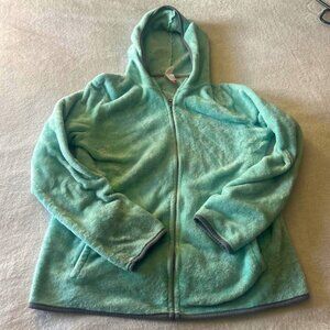 no boundaries mint green zip up hoodie